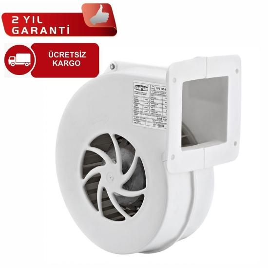 BPS 140-60 PLASTİK GÖVDELİ ÇİFT EMİŞLİ SALYANGOZ FAN ÖNE EĞİMLİ